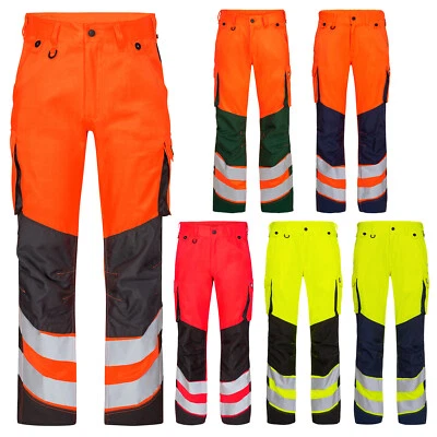 ENGEL Workwear Safety Light Hose Warnhose Warnschutzhose Arbeitshose Herren