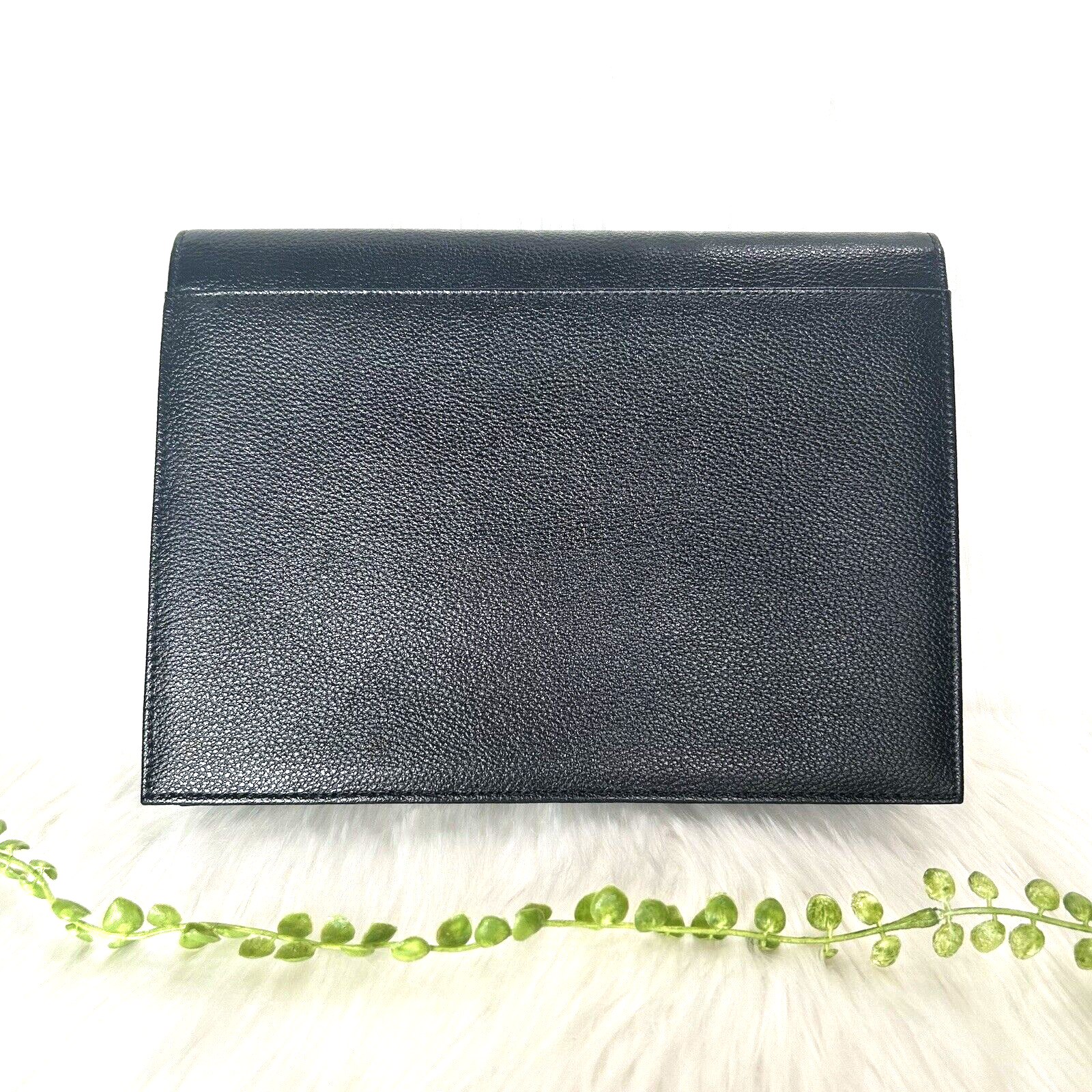 Borsa pochette Yves Saint Laurent in pelle nera borsa YSL *Rango AA Rara!*