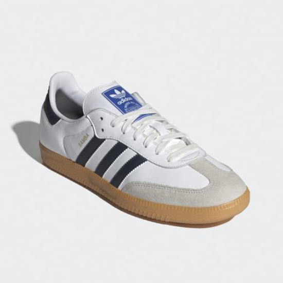 Adidas Samba OG Leather 'White/Black/Gum' - IF3814 Expeditedship