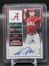 2015 Panini Contenders College Draft Ticket /99 Casey Hughston (Throwing) Auto