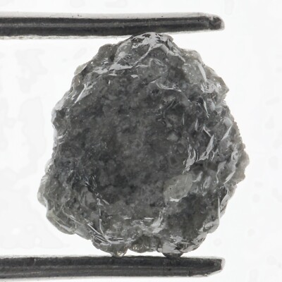 5.34 CT Earth Mine Raw Gemstone, Silver Gray Natural Rough Loose Diamond Jewelry