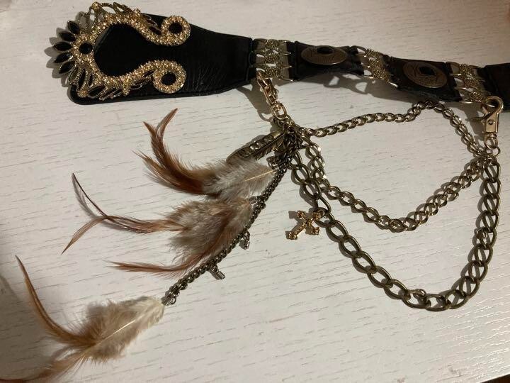 d.i.a. DIA belt Black LOGO feather Shibuya 109 Gal GYARU | eBay