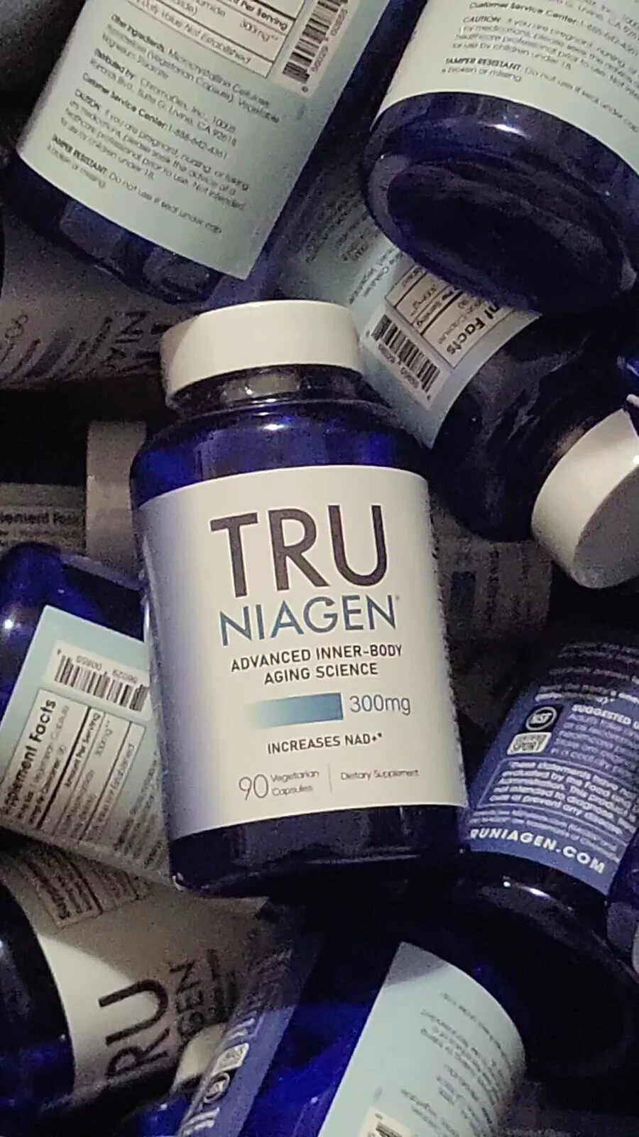 TRU NIAGEN NAD+ Supplement - 300mg NR - Anti-Aging & Cell Regeneration - 90 Ser
