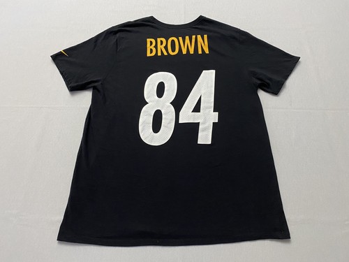 Nike Pittsburg Steelers Mens Antonio Brown #84 Shirt Short Sleeve Size XXL - Picture 2 of 9
