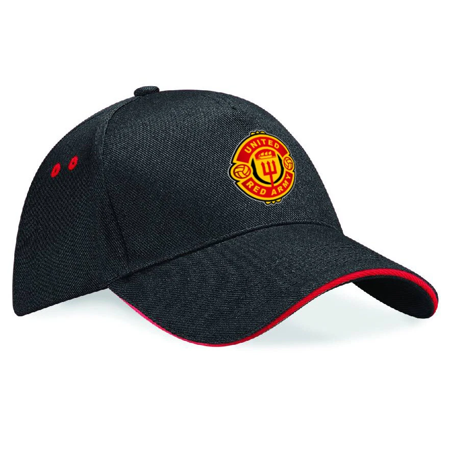 Casquette Officielle Manchester United – Rouge, Taille Unique, 100% Acrylique