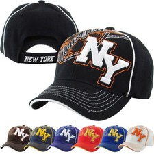 Kids Size NY New York Baseball Cap Adjustable Dad Hat Junior Youth