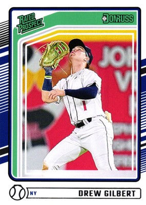 2024 Panini Donruss Rated Prospect #126 Drew Gilbert