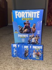PANINI FORTNITE READY TO JUMP STICKER ALBUM & 10X Sticker Packs!  Brand New