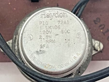 Haydon P10 72A1 Clock Motor 120v 2.5W 60 Cycle, 1 RPM.   (CM17-0058)
