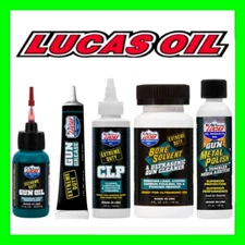 Lucas KIT Oil Extreme Duty Needle Oiler, Grease, CLP, Bore Solvent, Metal Polish