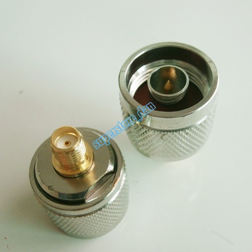 1Pcs SMA Female Jack To N Male Plug RF coaxial adapter connector Golden - Picture 5 of 7