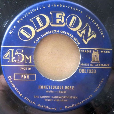 The Johnny Dankworth Seven - Honeysuckle Rose / Swin 7'' Vinyl Sch