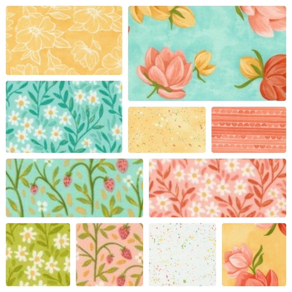 Moda Fat Quarter Bundle 22pc - KINDRED - 100% cotton for patchwork quilting - Image 3 of 3