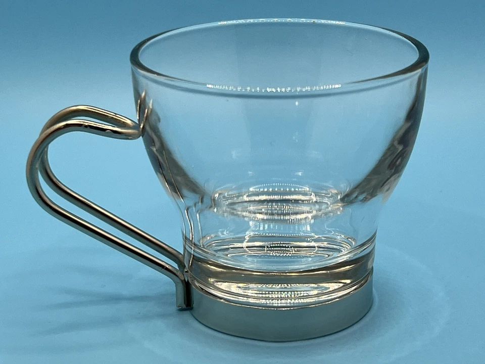 Covetro 4 xícaras de café expresso/demitasse copos italianos finos Bormioli Rocco Casa em excelente estado usado - Imagem 3 de 4