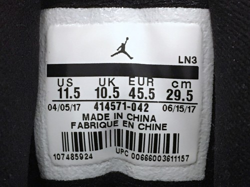 DS 2017 AIR JORDAN 13 RETRO UK10.5 EU45.5 ALTITUDE XIII BRED 1 3 4 6 11 OG RARO - Foto 9 di 11