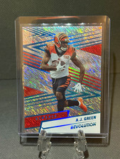 2025 Panini Revolution Football A.J. Green Teal Storm #30 Bengals