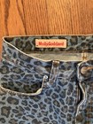Molly Goddard Blue Leopard Print Jeans Sz 27 — photo 4