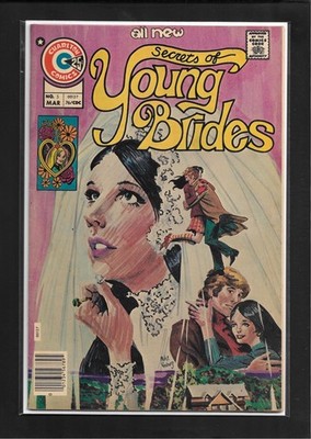 Secrets of Young Brides #5 (1976): Bronze Age Charlton Comics Romance! FN+!