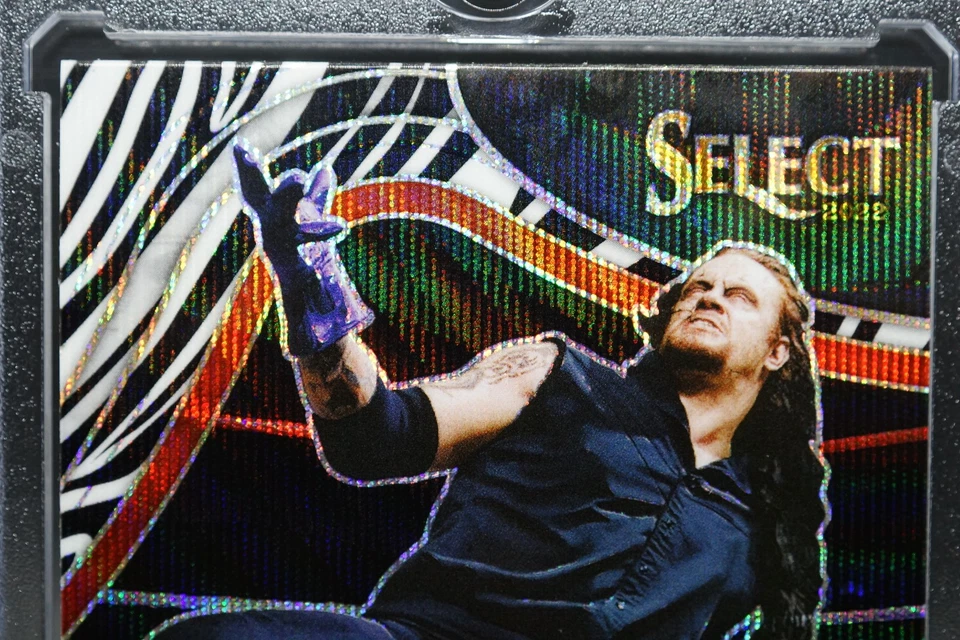 Undertaker 2022 Panini Select WWE Ringside #239 Zebra Prizm RARE - INVEST RIP - Image 3 of 4
