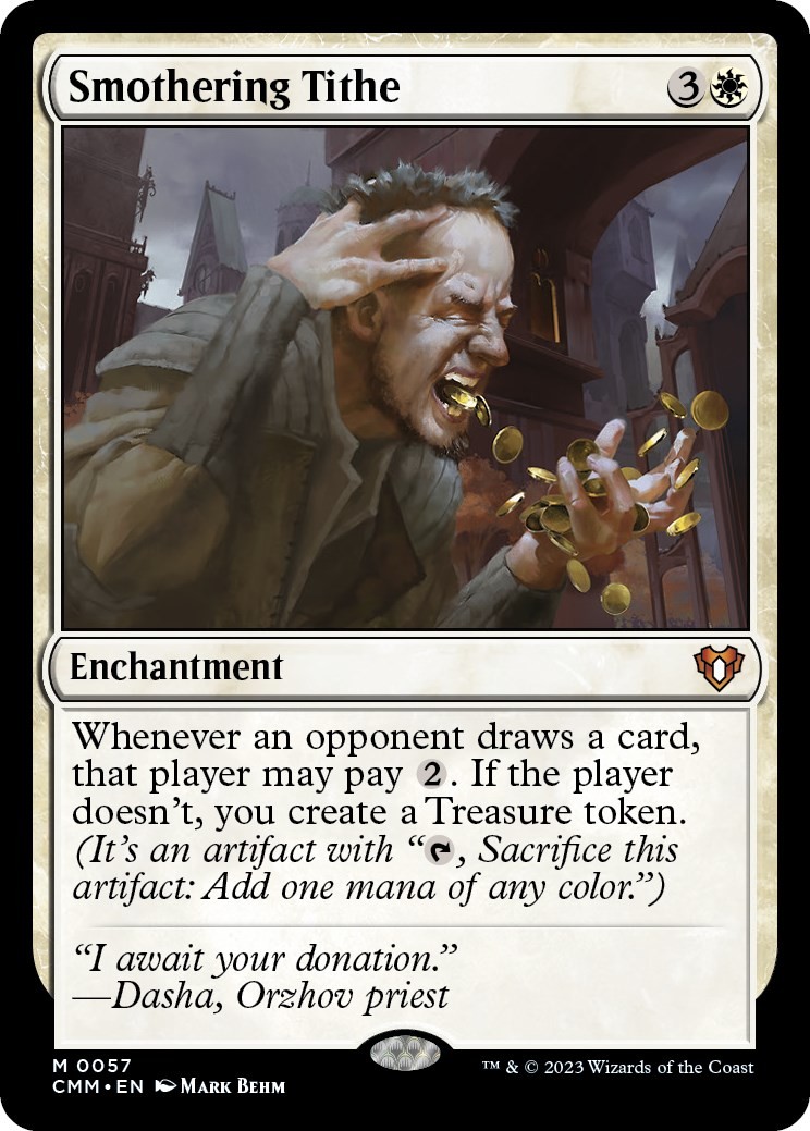 Smothering Tithe 57 - Commander Masters [CMM] - NM EN