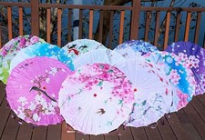 Vintage Parasol Umbrella Traditional Chinese Floral Cosplay Dance Photoshoot New