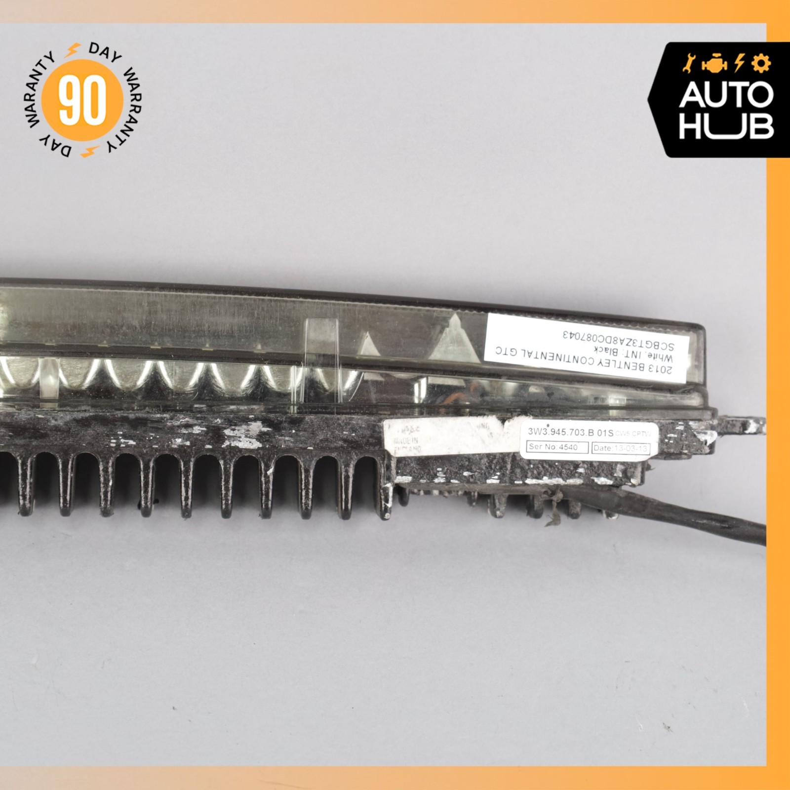 13-18 Bentley Continental GTC GT Rear Fog Light LED Reverse Light Lamp OEM 55k