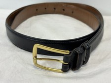 Allen Edmonds Black Leather Belt Men’s 36 Made In USA READ