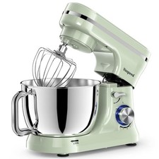 5-Quart Stand Mixer 1000W, 8 Speeds, Tilt-Head, Splash Guard Dough Hook 