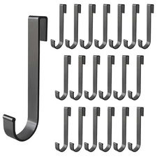 J Hook for Wire Shelving, 20pcs Aluminum Grid Hooks Heavy Duty S Hooks Hangin...