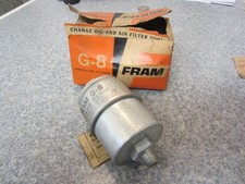 Vintage Fram G-8 Fuel Filter All 1960 Ford In Original Package New Unused Usa