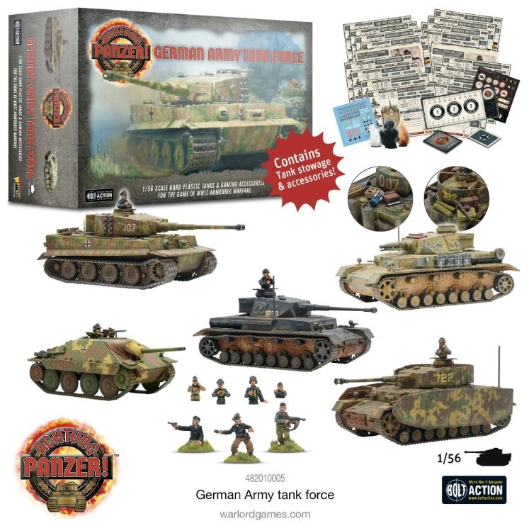 WARLORD GAMES - Achtung Panzer! German Army Tank Force