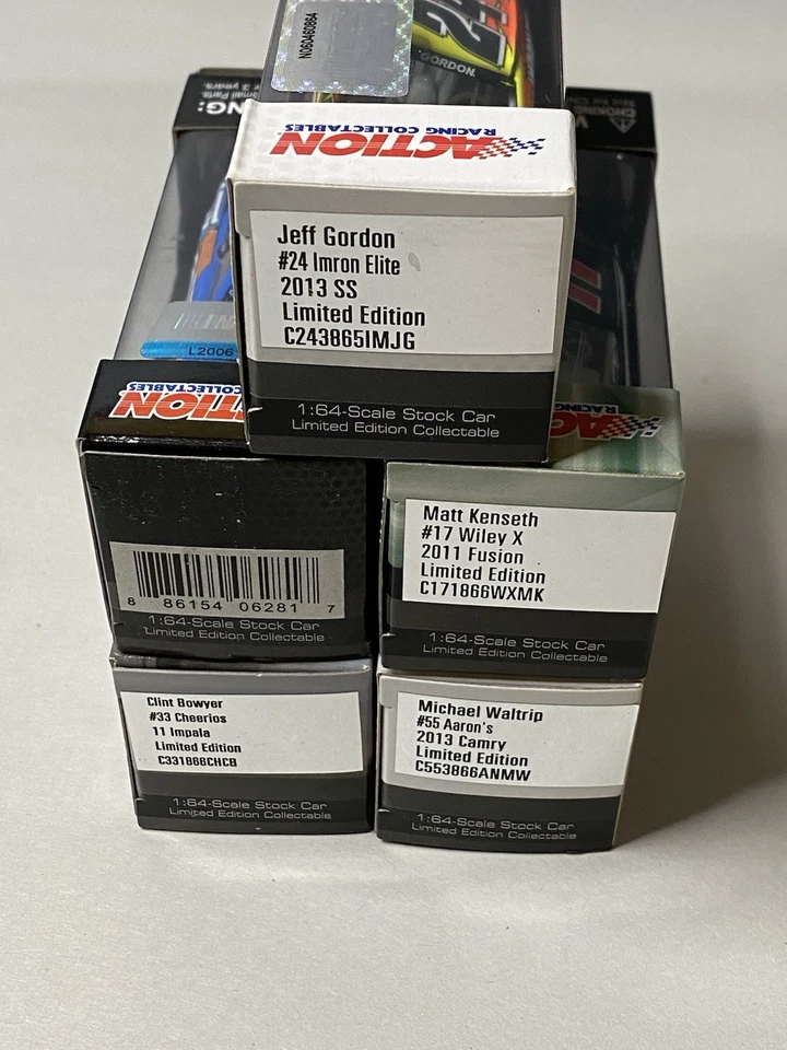 Random Mixed Lot Of (5) 1/64 Action NASCAR Diecast Boxed Stock Cars #4 - Image 2 of 4