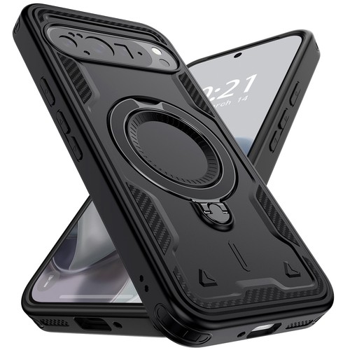 For Google Pixel 10 Pro XL Rugged Kickstand Case Cover / Glass Screen Protector - Bild 22 von 23