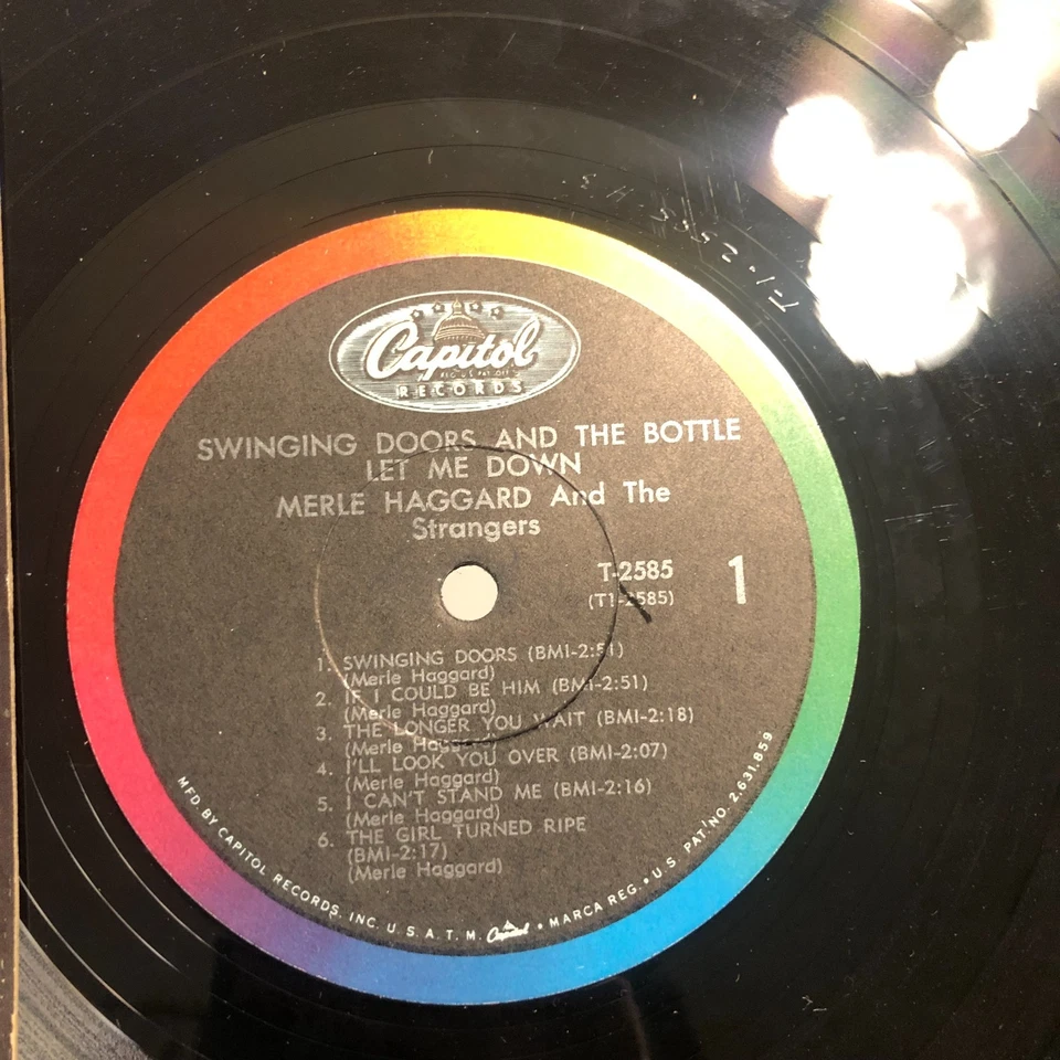 Merle Haggard And The Strangers Swinging Doors Lp In Shrink Vg - Image 4 of 4