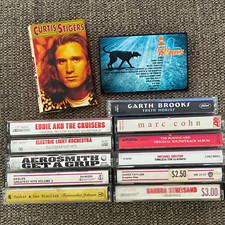 EMPTY 11 Jewel cases with inserts and 2 inserts only NO CASSETTES