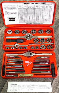 Irwin HANSON #26317 Metric Tap And Die Set 41 Piece Set