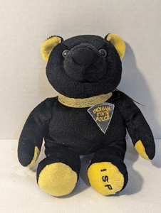Indiana State Police (ISP) Black Teddy Bear.