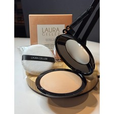 Laura Geller Double Take Baked Versatile Powder Foundation Light 0.9ozNew Boxed
