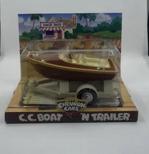 Chevron & Standard Oil 1999 The Chevron Cars C.C. BOAT 'N TRAILER New in Box