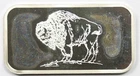 Buffalo Motif Washington Mint 1 oz .999 Silver Art Bar Vintage Rare