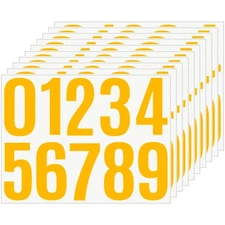 10 Sheets 100 Pcs Vinyl House Numbers for Mailbox, 4 inch Self-Adhesive Numbe...