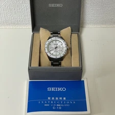Seiko Brightz Saga169 8B820AP0 Wave Solar Chronograph Radio Controlled Japan