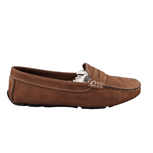 Massimo Matteo Women's Penny Keeper Chocolate Brown Nubuck Shoes Size 7 M - Picture 2 of 16