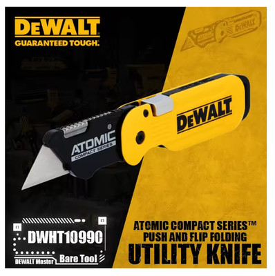 DEWALT DWHT10990 ATOMIC COMPACT SERIES Push And Flip Folding