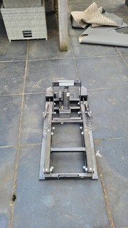 1500lb Hydraulic Motorcycle Motor Bike Stand Quad Lift ATV Jack Hoist
