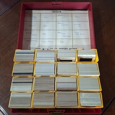 Kodak Kodaslide 400 File Box rare world slides from Italy India Africa England