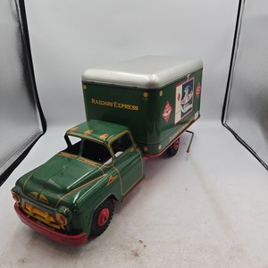 Antique Marx Tin Litho Railway Express Truck Includes Original Tailgate