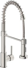 Kitchen Faucet Commercial Kitchen Sink Faucets W/ Pull Down Sprayer Stainless
