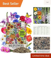 Partial Shade Wildflower Seed Mix for Planting | 2 Ounce 14+ Varieties Open P... 215.92 per gallon