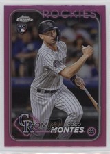 2024 Topps Chrome Pink Refractor Coco Montes #182 2l4